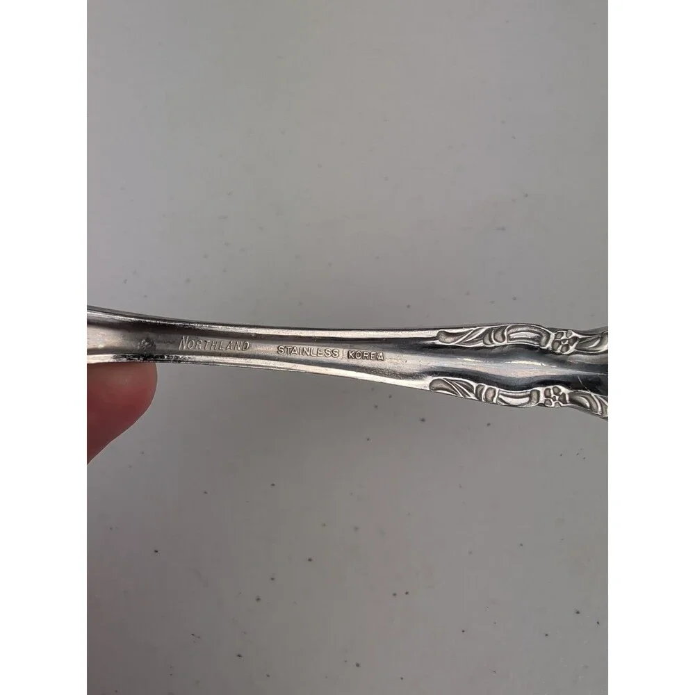 Northland Japan Rose Pattern Vintage Stainless Flatware Dinner Fork